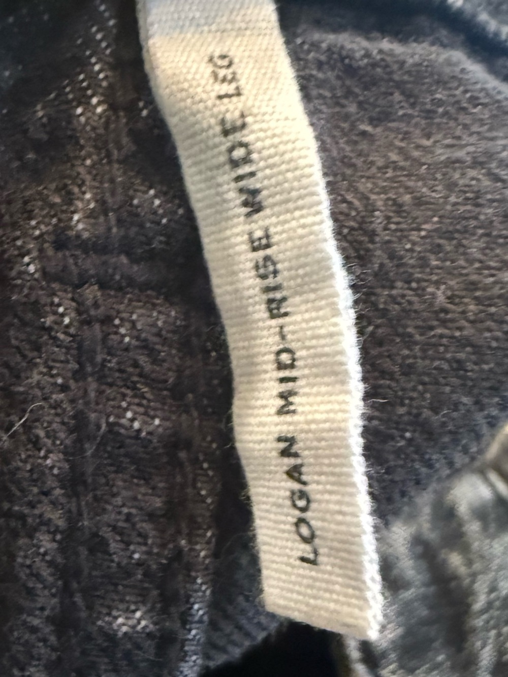 NWOT. Rag & Bone. Logan Mid-Rise Wide Leg Jean. Washed Black. Size 27. - Picture 12 of 14